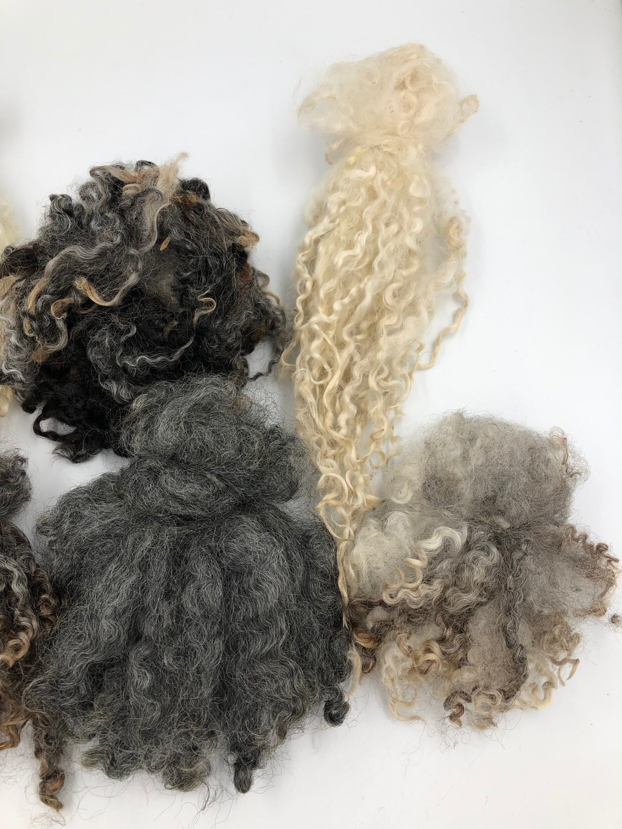 Teint Locks 100gs British Wool Masham Wensleydale Teeswater BFL Leicester Dales
