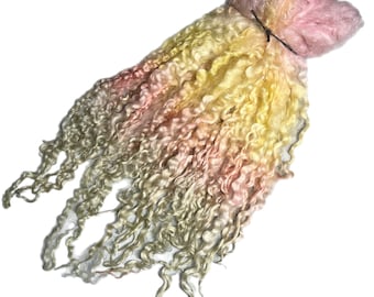 Hand Dyed &quot;Vintage&quot; Masham Locks, 50g