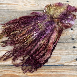Handgefärbte ""Gorse & Heather"" Masham Locken, 50g."