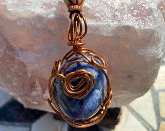 Sodalite| Necklace| Folk Art