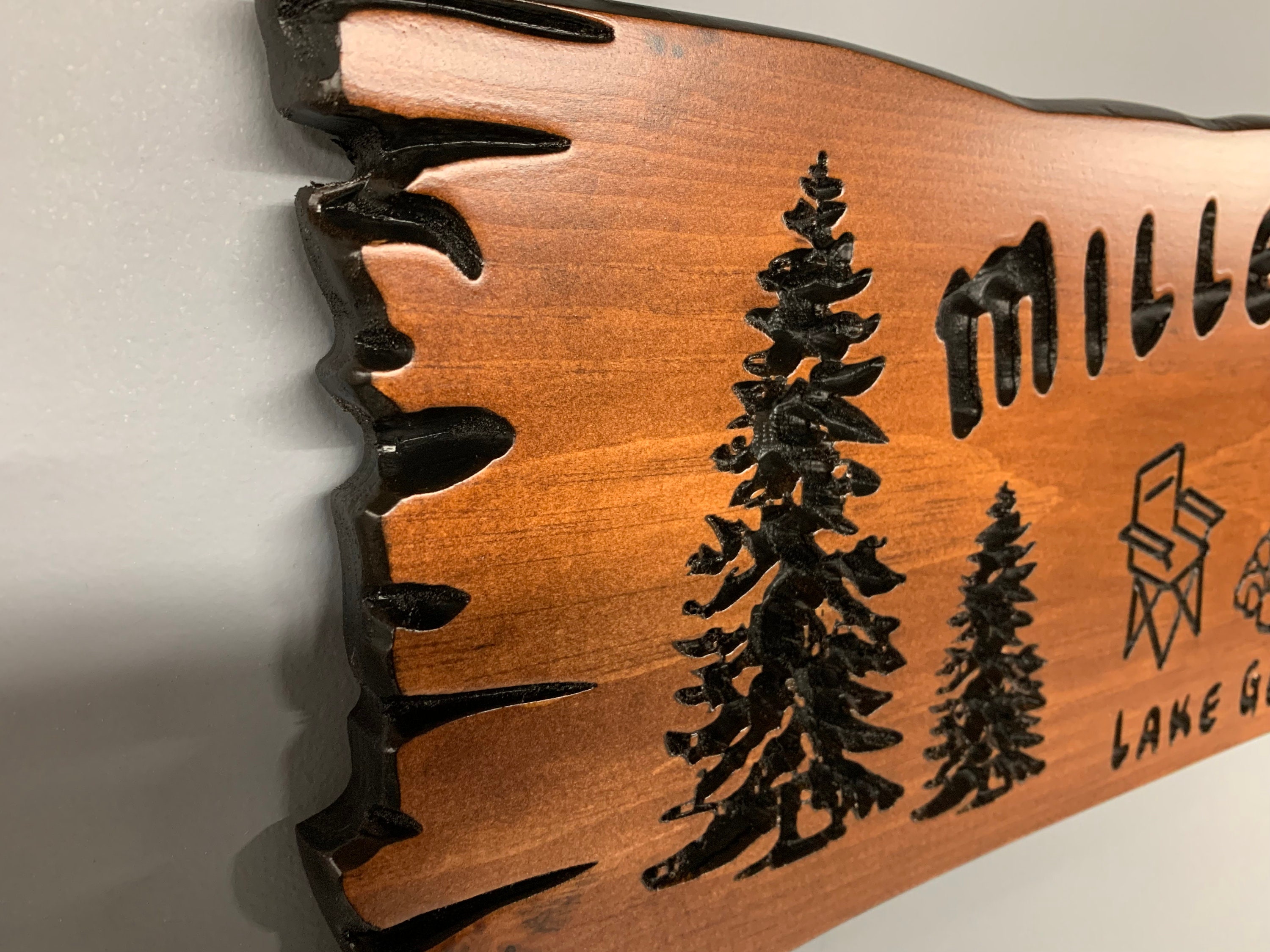 Outdoor Wood Sign Custom Camp Sign Personalized Camping Sign RV Decor ...