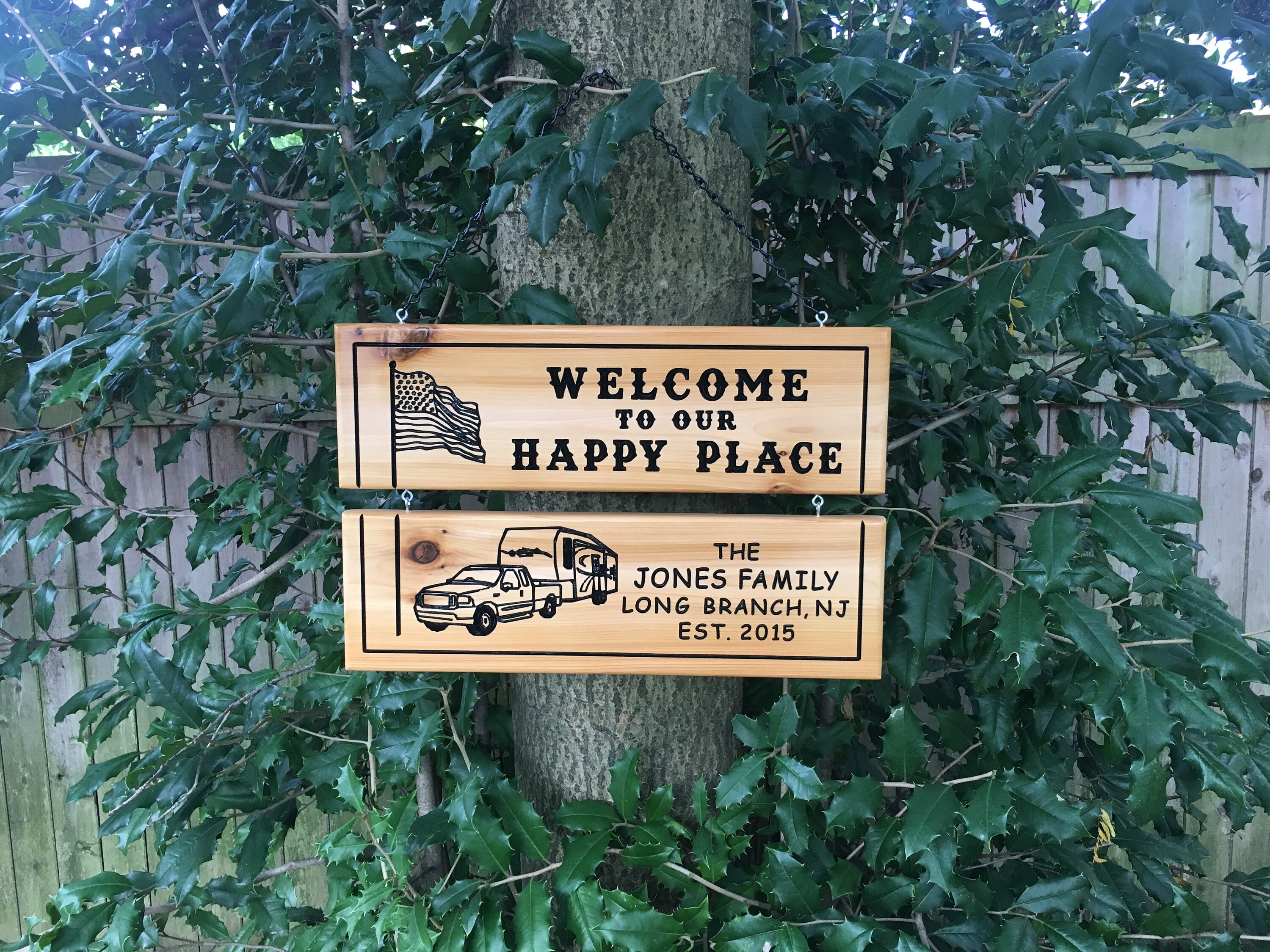 Personalized Camping Sign Custom Wooden Campsite Sign Etsy