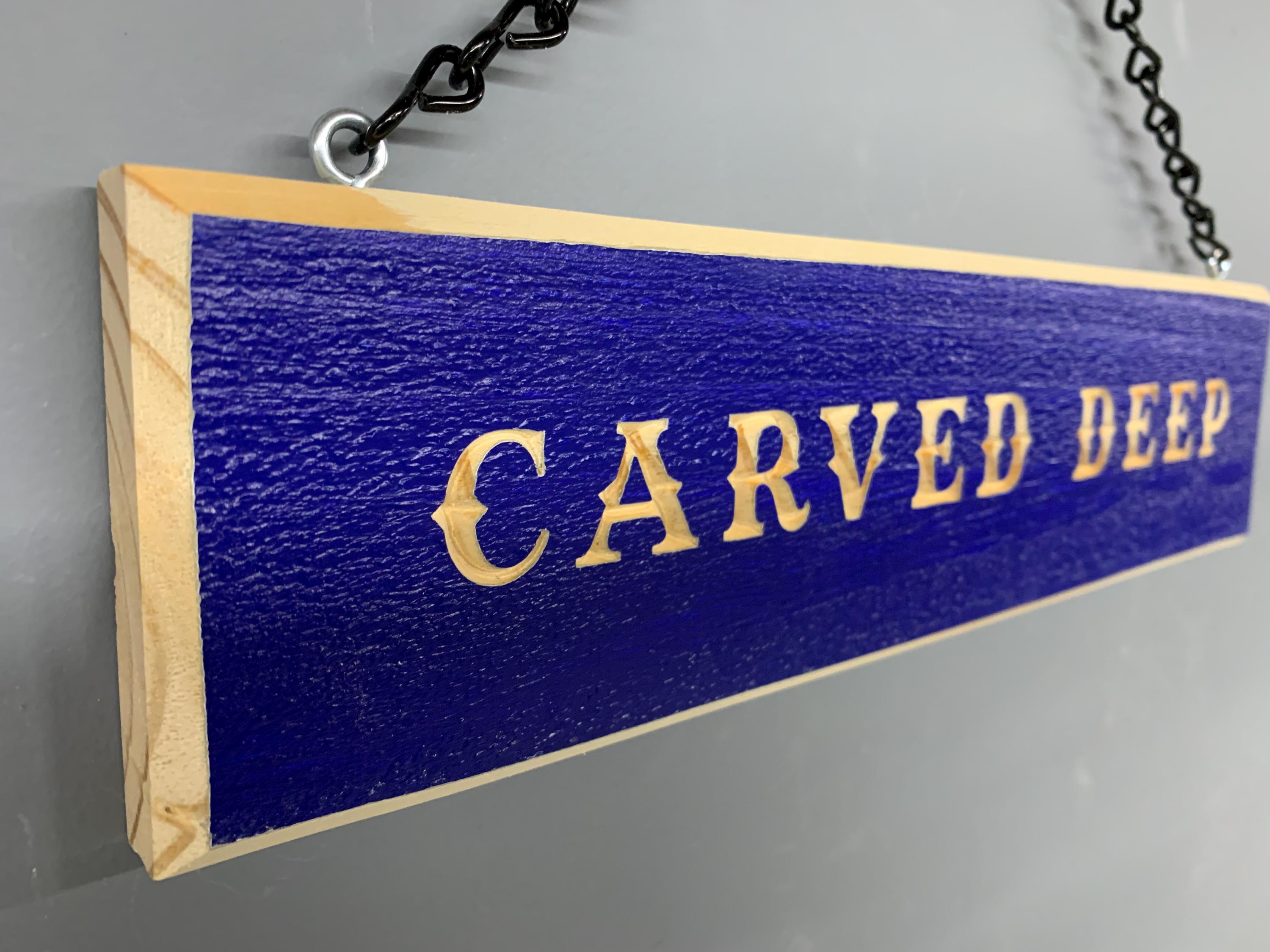 Custom Carved Rustic Sign Barnwood Style Rough Sawn Surface Create Your ...