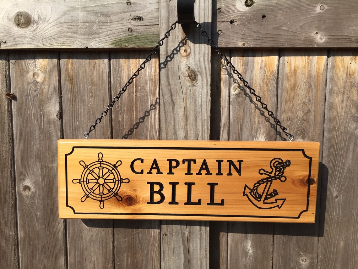 Personalized Boat Plaque Custom Boat Signs Boat Name Sign Etsy