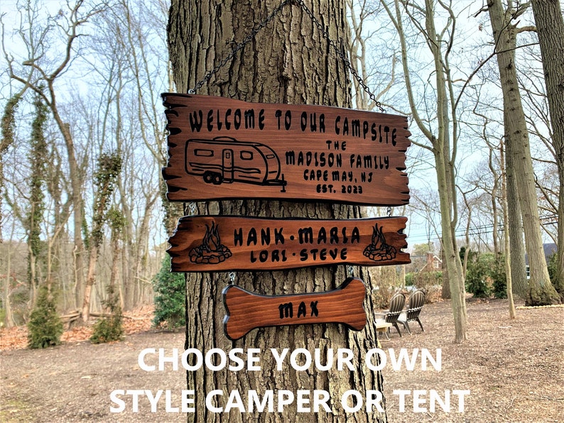 Custom Camping Sign Custom RV Sign Custom Camp Decor Sign Etsy