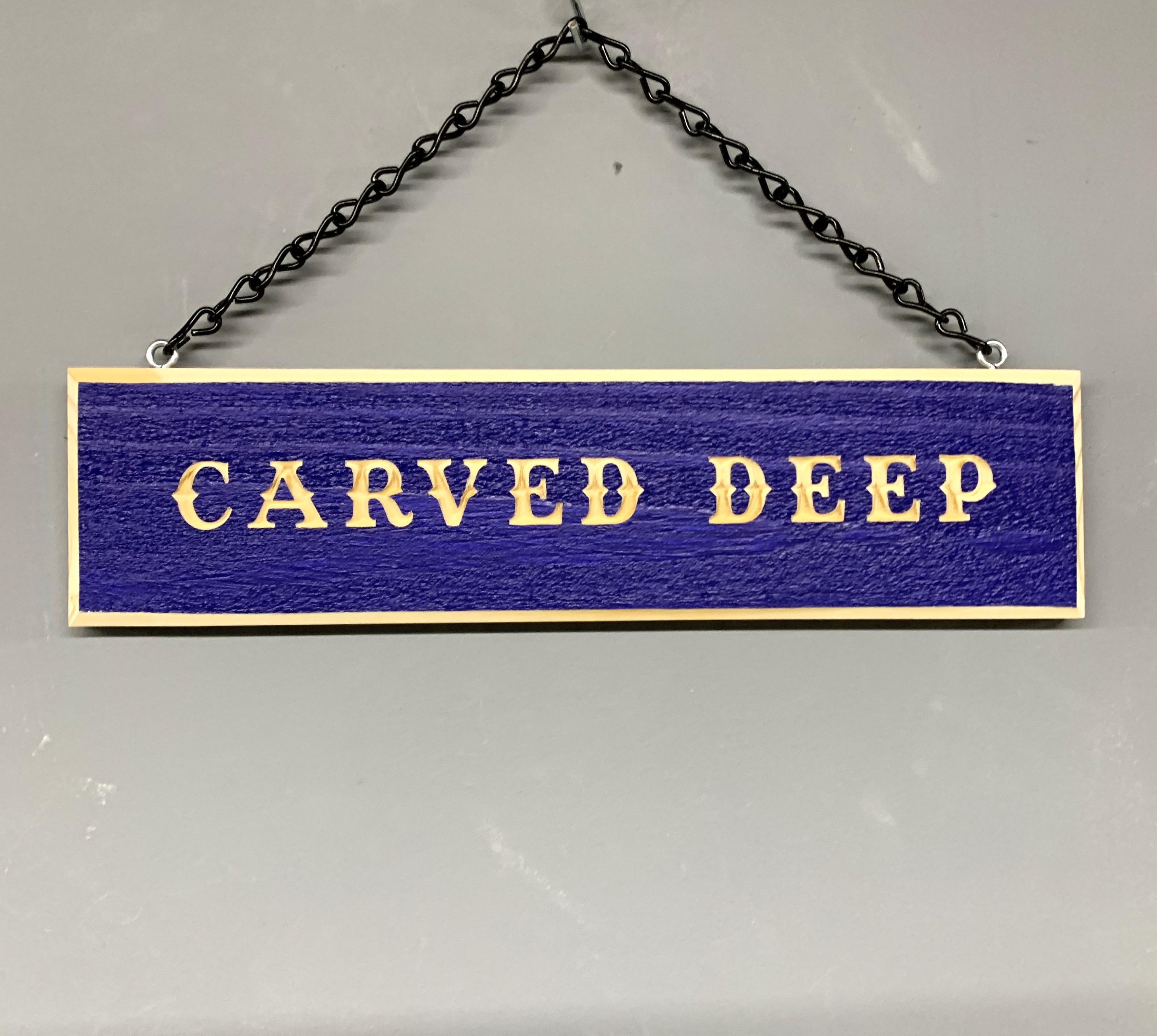 Custom Carved Rustic Sign Barnwood Style Rough Sawn Surface Create Your ...