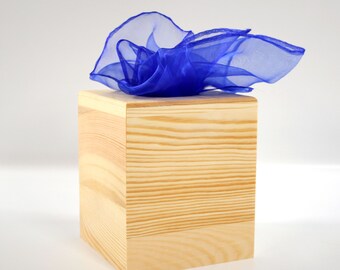 wood tissue box toy