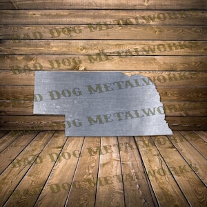 Nebraska Svg/Dxf - Bad Dog Metalworks Digital Download - Laser CNC Plasma Waterjet - Nebraska Dxf - Nebraska State Svg - Nebraska State Dxf