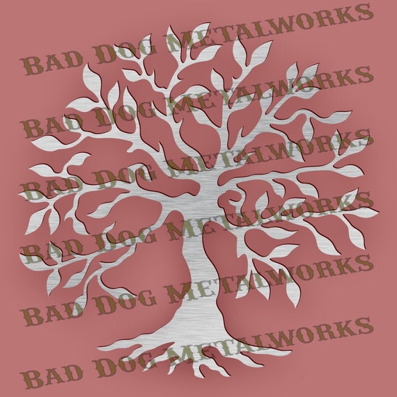 Download Olive Tree Of Life Svg And Dxf Bad Dog Metalworks Digital Etsy