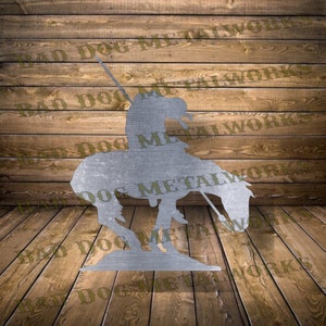 Fine del sentiero indiano SVG/DXF - Download digitale Bad Dog Metalworks - Laser CNC Plasma Waterjet - Cavallo Dxf - Fine del sentiero indiano Dxf