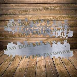 Almuerzo en lo alto de un rascacielos Dxf/Svg - Bad Dog Metalworks Descarga digital - Láser CNC Plasma Waterjet - Rascacielos Svg - Rascacielos Dxf