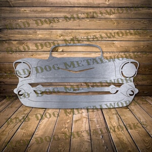 1957 Chevy Dxf/Svg - Descarga digital de Bad Dog Metalworks - Corte por chorro de agua con plasma CNC y láser - Svg de autos clásicos - Dxf de autos antiguos para corte por plasma CNC