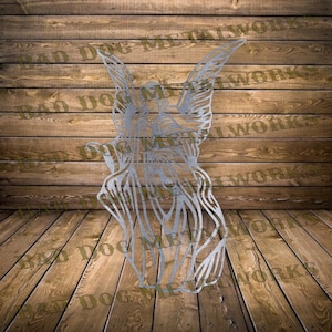 Angelo custode SVG/DXF - Download digitale Bad Dog Metalworks Laser CNC Plasma Waterjet - Angelo commemorativo Svg Angelo custode Dxf Religioso Svg