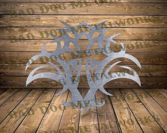 Tribal Cross Dxf/Svg - Bad Dog Metalworks Digital Download - Laser CNC Plasma Waterjet - Tribal Svg - Tribal Dxf - Tribal Tattoo Svg