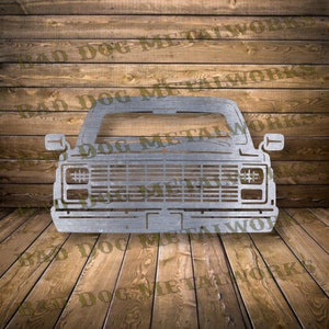 1984 Chevy C10 Truck Dxf/Svg - Bad Dog Metalworks Digital Download - Laser CNC Plasma Waterjet - Truck Svg - Chevy Svg - Chevy Dxf  for CNC