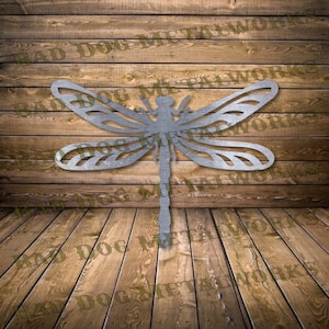 Libellula Svg Libellula Dxf File per CNC Plasma - Download digitale Bad Dog Metalworks - CNC Plasma Laser Waterjet - Giardino Svg - Natura Svg