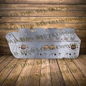Cylinder Head Racing Engines DXF - SVG - Bad Dog Metalworks Digital Download - Laser CNC Plasma Waterjet - Cylinder Head Dxf - Racing Svg