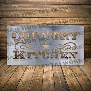 Cocina de campo Svg/Dxf - Bad Dog Metalworks Descarga digital Láser CNC Plasma Chorro de agua - Cocina de campo Dxf - Casa de campo Dxf Casa de campo Svg