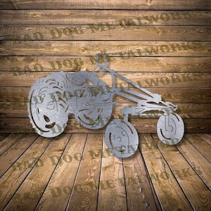 Tractor antiguo Allis Chalmers - SVG y DXF - Descarga digital de Bad Dog Metalworks - Láser CNC Plasma Waterjet - Tractor DXF - Tractor Svg