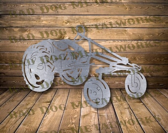 Stary traktor Allis Chalmers - SVG i Dxf - Bad Dog Metalworks Digital Download - Laser CNC Plasma Waterjet - Traktor Dxf - Traktor Svg