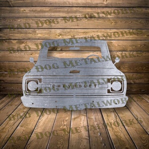 1970 Chevy C10 Dxf/Svg - Descarga digital de Bad Dog Metalworks - Corte por chorro de agua con plasma CNC y láser - Camión Svg - Camión Dxf - 70 Chevy Dxf - Chevy Svg