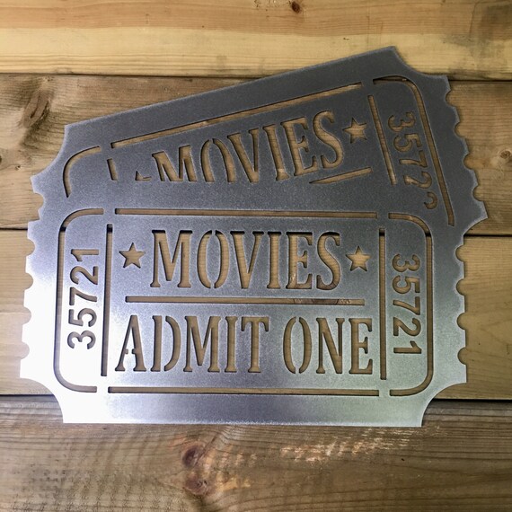 admit 1 movie ticket