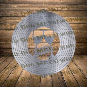 Cheers Wind Spinner Dxf - Cheers Wind Spinner Svg - Bad Dog Metalworks Digital Download - CNC Plasma Laser Waterjet - Wind Catcher Dxf