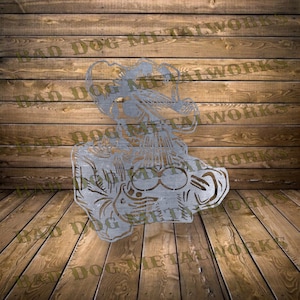 Esqueleto de escopeta Dxf/Svg - Descarga digital de Bad Dog Metalworks - Láser CNC Plasma Waterjet - Esqueleto Svg - Western Dxf Cowboy Svg Skull Svg