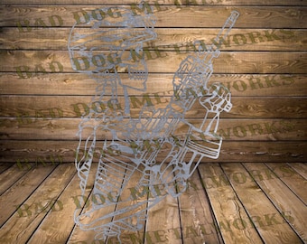 Taktiskt skelett Svg/Dxf - Digital nedladdning - Laser CNC Plasma Vattenstråle - Skelett Dxf - Militär Svg - Militära Dxf-filer för CNC Plasma