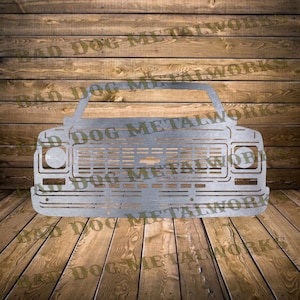 Chevy C10 Truck Dxf/Svg - Bad Dog Metalworks Digital Download - Laser CNC Plasma Waterjet - Truck Svg - Truck Dxf - Chevy C10 Dxf Chevy Svg