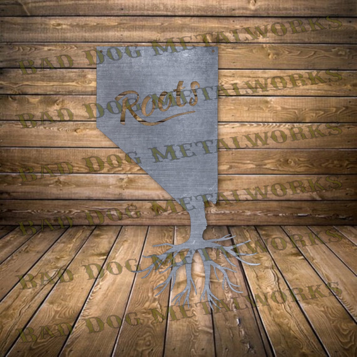 Nevada Roots Svg/dxf - Bad Dog Metalworks Digital Download - Laser CNC ...