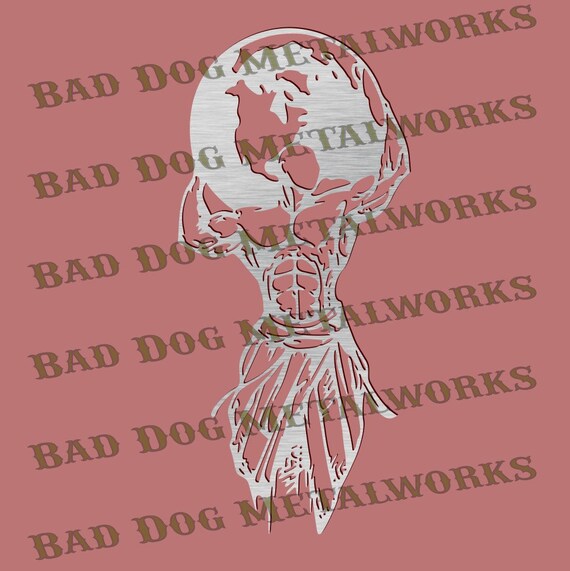 Download Atlas Man The World Is Mine Dxf And Svg Digital Download Etsy Yellowimages Mockups