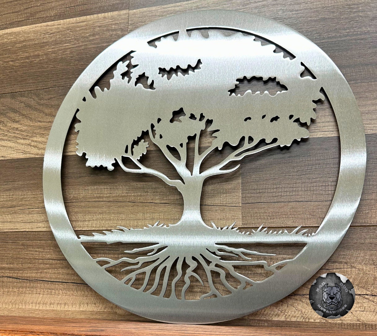Oak Tree of Life Metal Wall Art - Wedding Gifts - Nursery Decor - Deep ...