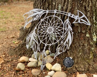 Tribal Dream Catcher - Bad Dog Metalworks Home Decor - Boho Decor