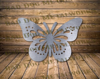 Borboleta Svg/Dxf - Bad Dog Metalworks Digital Download - Laser CNC Plasma Waterjet - Borboleta Dxf - Jardim Dxf - Jardim Borboletas Svg