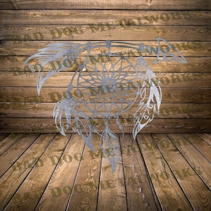 Łapacz snów Dxf/Svg - Bad Dog Metalworks Digital Download - Laser CNC Plazma Waterjet - Boho Svg - Łapacz snów Svg - Łapacz snów Dxf