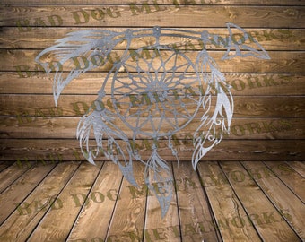 Dream Catcher Dxf/Svg - Bad Dog Metalworks Digital Download - Laser CNC Plasma Waterjet - Boho Svg - Dream Catcher Svg - Dreamcatcher Dxf