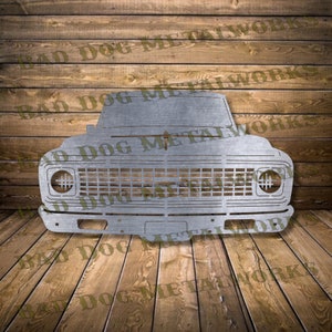 1971 Chevy C10 Truck Dxf/Svg - Bad Dog Metalworks Digital Download - Laser CNC Plasma Waterjet - Truck Svg - Truck Dxf - Chevy Dxf Chevy Svg