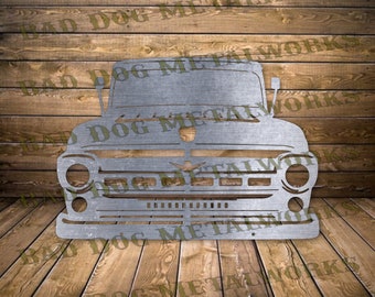 1957 Ford Truck Svg/Dxf - Bad Dog Metalworks Digital Download - Laser CNC Plasma Waterjet - Ford Truck Dxf - Vintage Ford Svg - Ford Dxf
