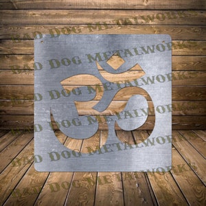 Om Symbol Svg/Dxf - Bad Dog Metalworks Digital Download - Laser CNC Plasma Waterjet - Om Svg Om Dxf - Zen Svg - Zen Dxf - Buddhism Svg
