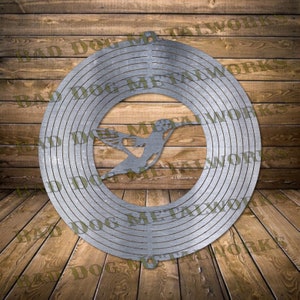 Molinillo de viento de colibrí Svg - Molinillo de viento de colibrí Dxf - Descarga digital de Bad Dog Metalworks - CNC Plasma Laser Waterjet - Pájaro Svg