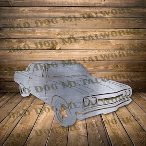 Chevelle SVG del 1965 Chevelle DXF - Download digitale Bad Dog Metalworks - Laser CNC Plasma Waterjet - Auto d'epoca in formato SVG - Auto d'epoca in formato DXF