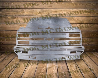 1998 Chevy Silverado DXF - SVG - Bad Dog Metalworks Digital Download - Laser CNC Plasma Waterjet - Chevy Truck Dxf - Silverado Dxf Truck Svg