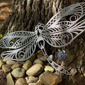 Dragonfly Metal Art - Bad Dog Metalworks Home Décor - Garden Décor - Nursery Décor - Dragonfly Gifts- Boho Style Décor - Nature and Animals