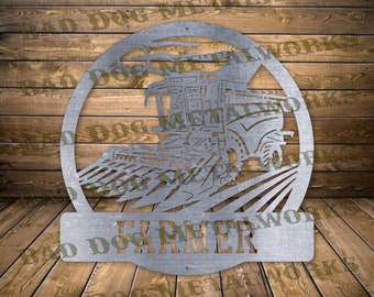 Combine Monogram Svg/Dxf - Bad Dog Metalworks Digital Download - Laser CNC Plasma Waterjet - Combine Monogram Dxf - Combine Svg Combine Dxf