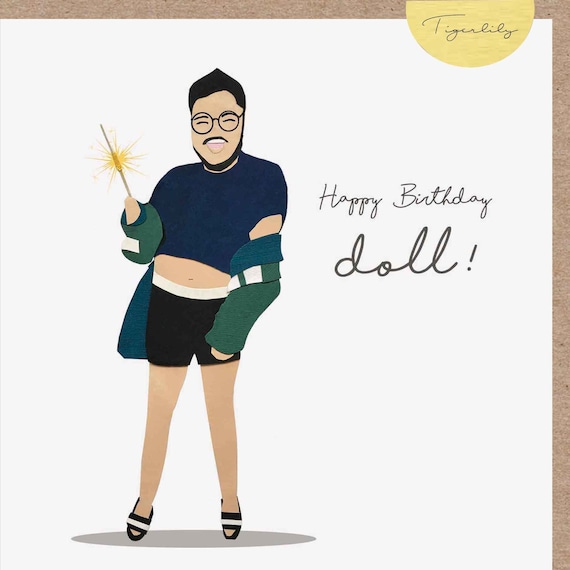 happy birthday doll