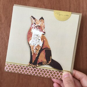 Fox card, Paperwild, carte natura, fauna selvatica