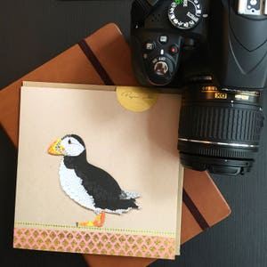 Pulcinella di mare, Paperwild, fauna selvatica, cartolina d'auguri, carte degli animali