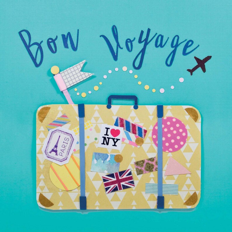 Lasciando carta biglietto di auguri buon viaggio viaggio Etsy