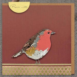Robin saluto, fauna selvatica, animale carta
